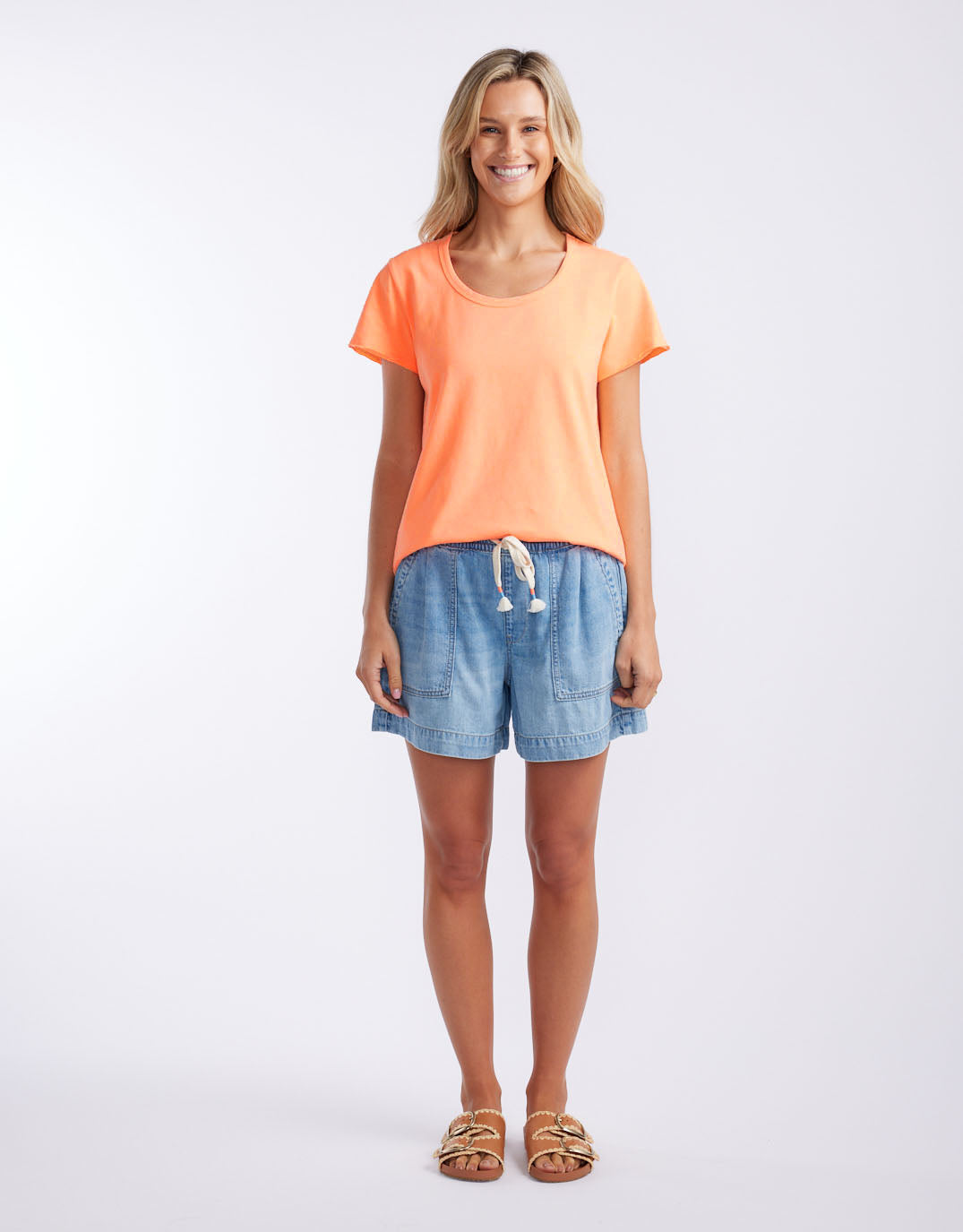 white-co-club-tropez-round-neck-tee-citrus-womens-clothing