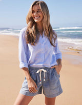 Coco Denim Short - Mid Wash