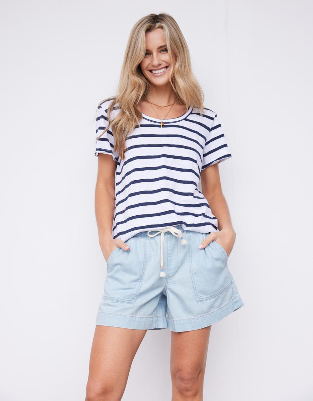 Coco Denim Short - Light Wash Denim