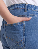 Macie Denim Shorts - Mid Blue Wash