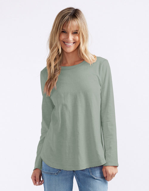 white-co-essential-scoop-hem-long-sleeve-t-shirt-sage-womens-clothing