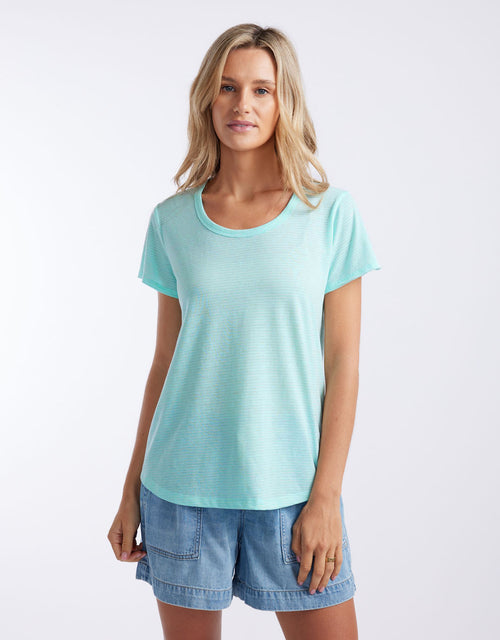 white-co-gelati-stripe-round-neck-tee-seaglass-womens-clothing