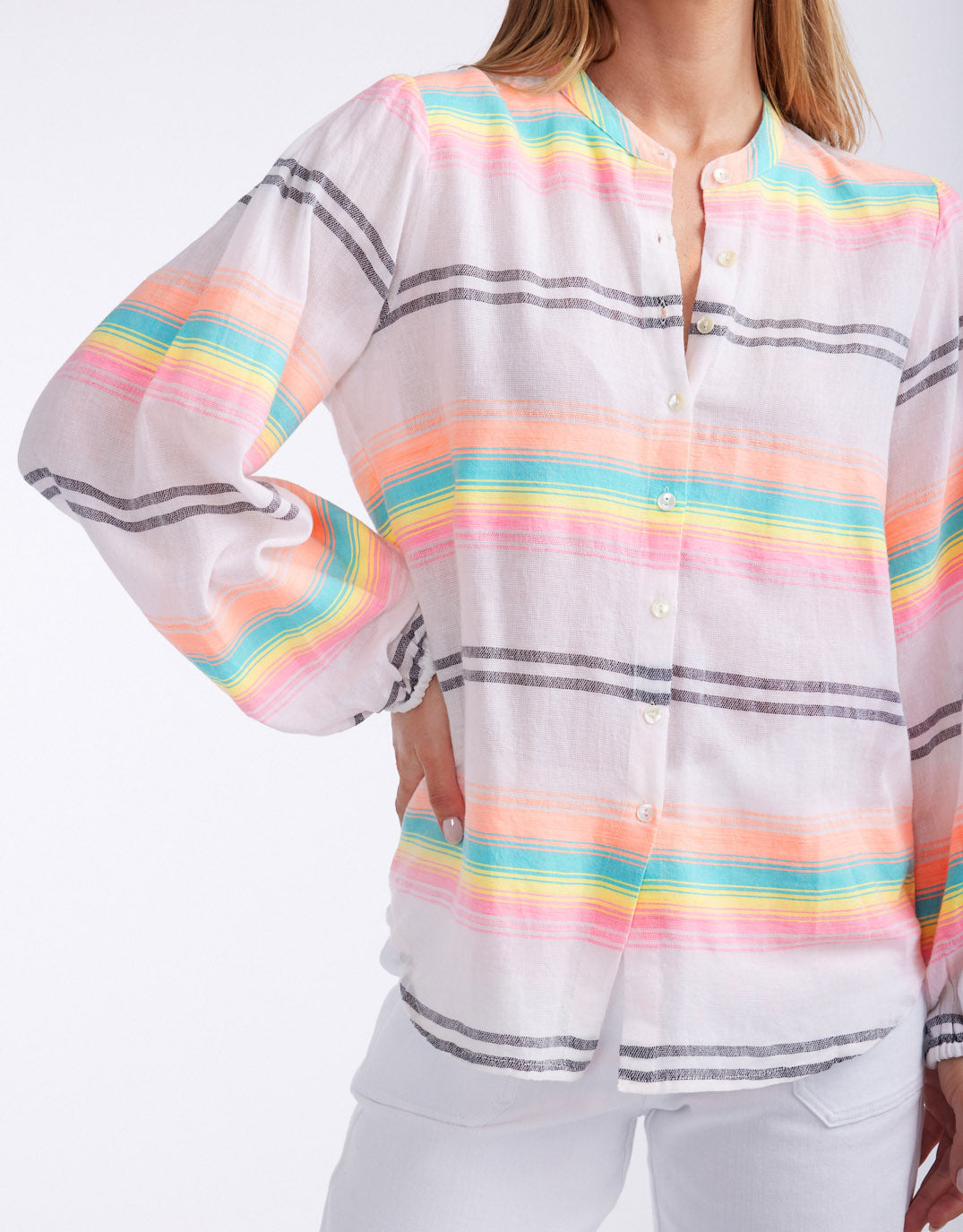 white-co-malibu-blouse-neon-rainbow-womens-clothing