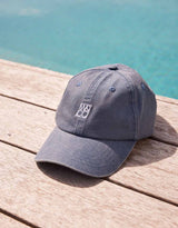 Monogram Cap - Washed Navy