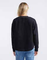 white-co-monogram-fleece-scoop-hem-sweat-black-womens-clothing