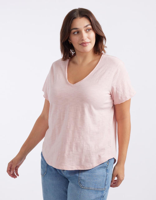 Original V Neck T-Shirt - Dusty Rose