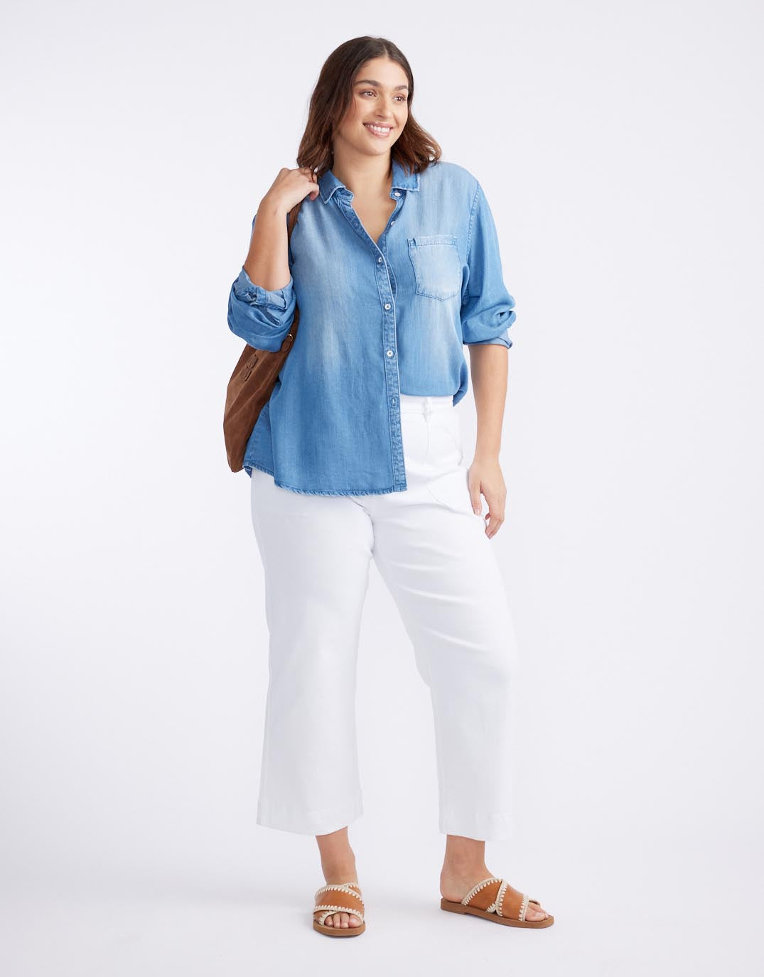 Ava Vintage Shirt - Denim