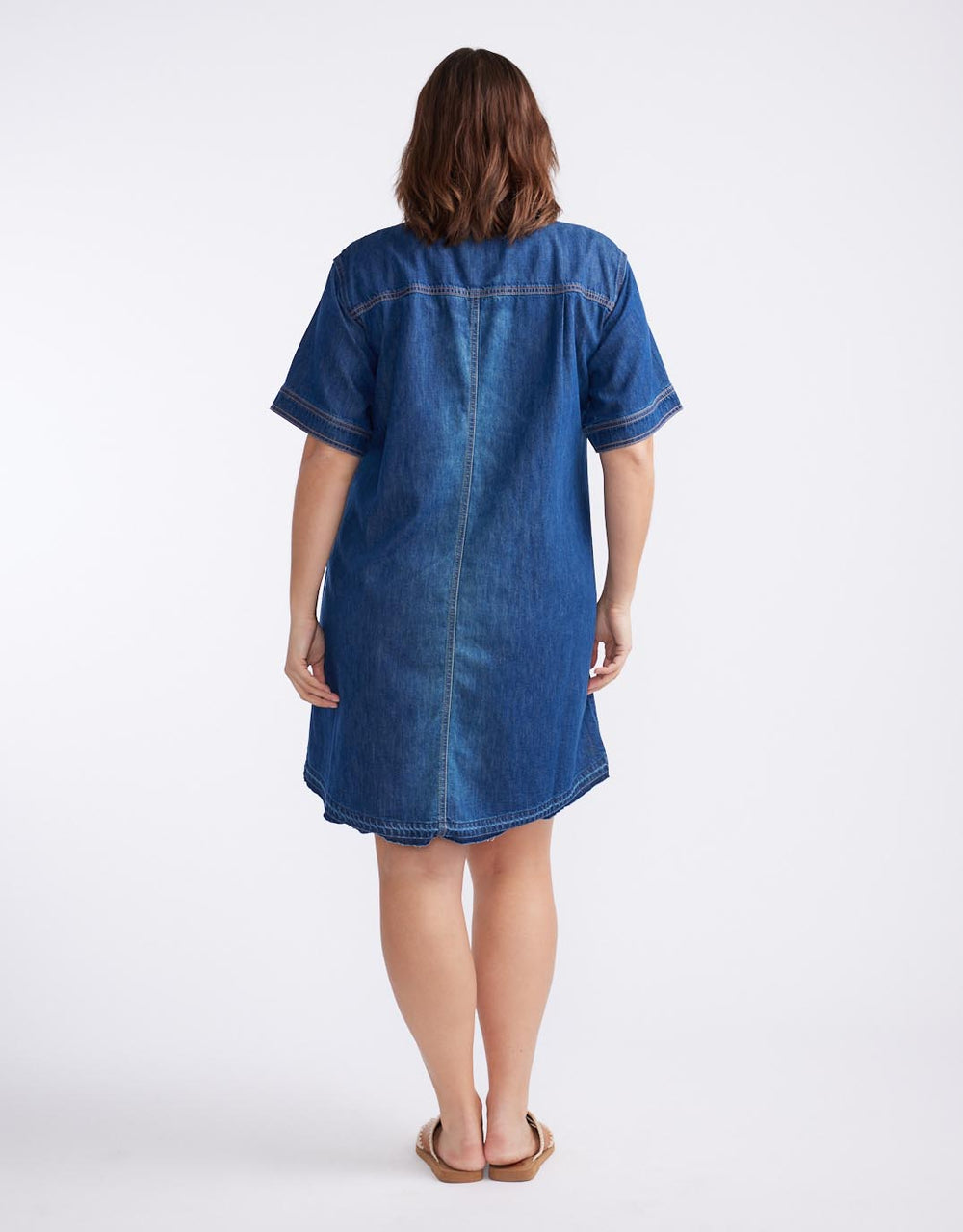 Buy Claudia Denim Dress - Dark Wash White & Co. for Sale Online United States | White & Co. Buy Claudia Denim Dress - Dark Wash White & Co. for Sale Online United States | White & Co.