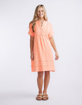 Positano Dress - Sorbet Orange