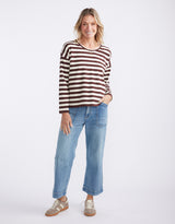 white-co-relaxed-long-sleeve-t-shirt-chocolate-ecru-womens-clothing
