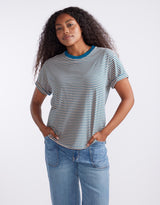 white-co-relaxed-tee-teal-peach-stripe-womens-clothing