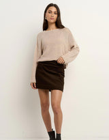 Dawn Crochet Knit Jumper - String