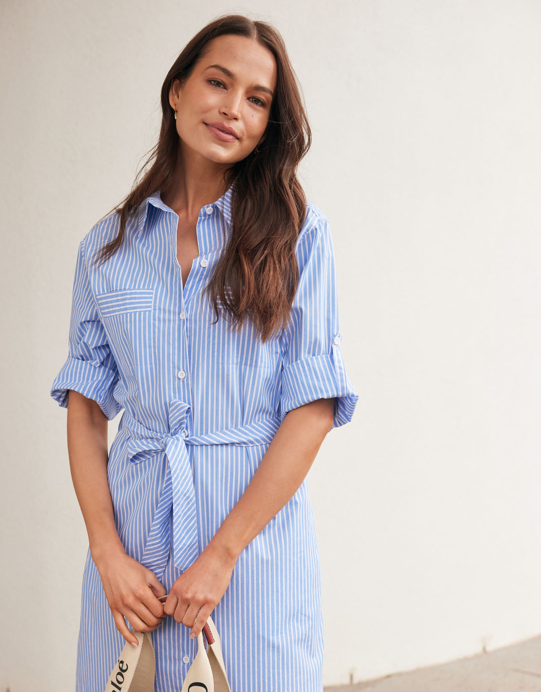 white-co-shirt-dress-blue-white-stripe-womens-clothing