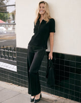 The Classic Rib Top - Black