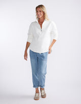 white-co-unwind-half-zip-sweater-white-womens-clothing