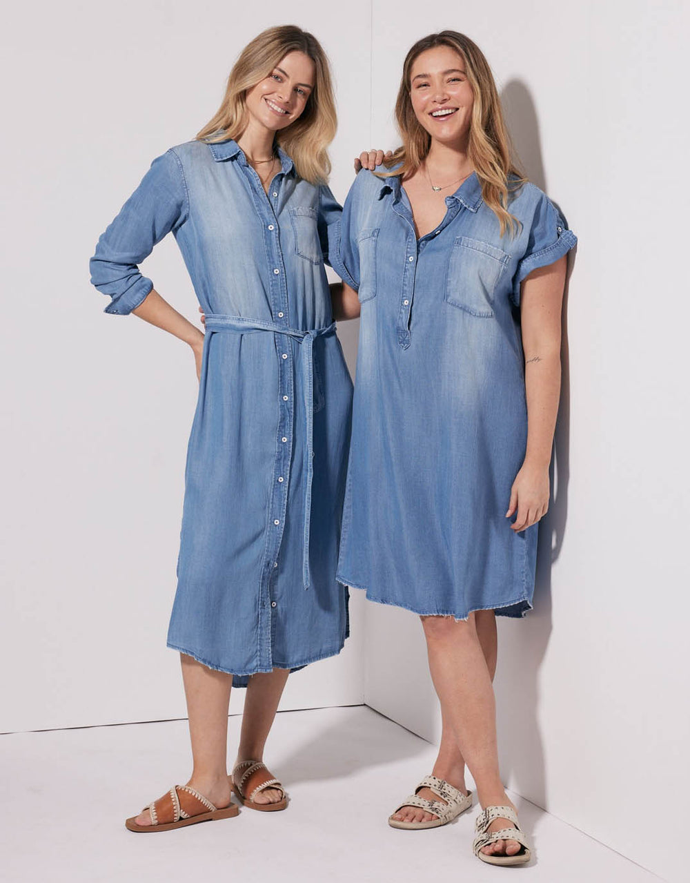 Buy Amber Vintage Denim Dress - Chambray White & Co. for Sale Online United States | White & Co. Buy Amber Vintage Denim Dress - Chambray White & Co. for Sale Online United States | White & Co.