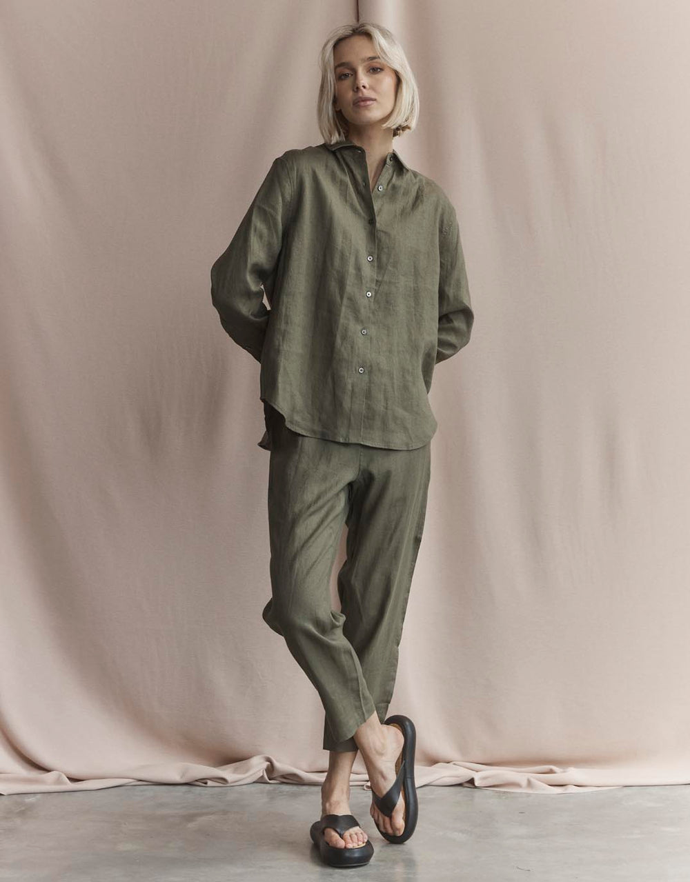 Abigail Pant - Khaki