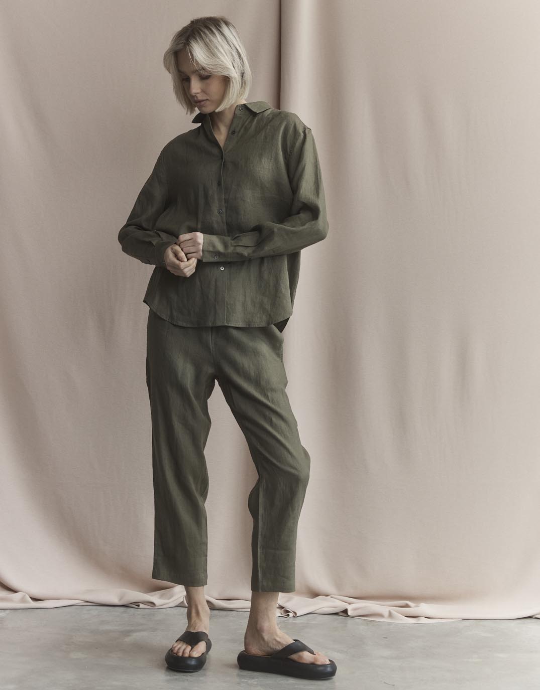 Abigail Pant - Khaki