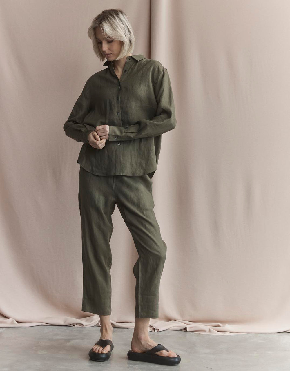 Abigail Pant - Khaki