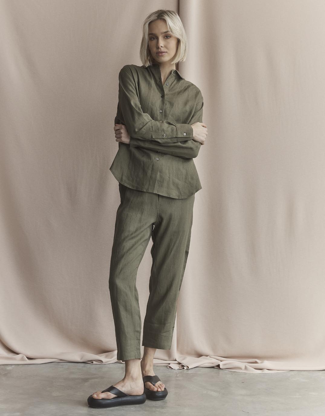 Abigail Pant - Khaki