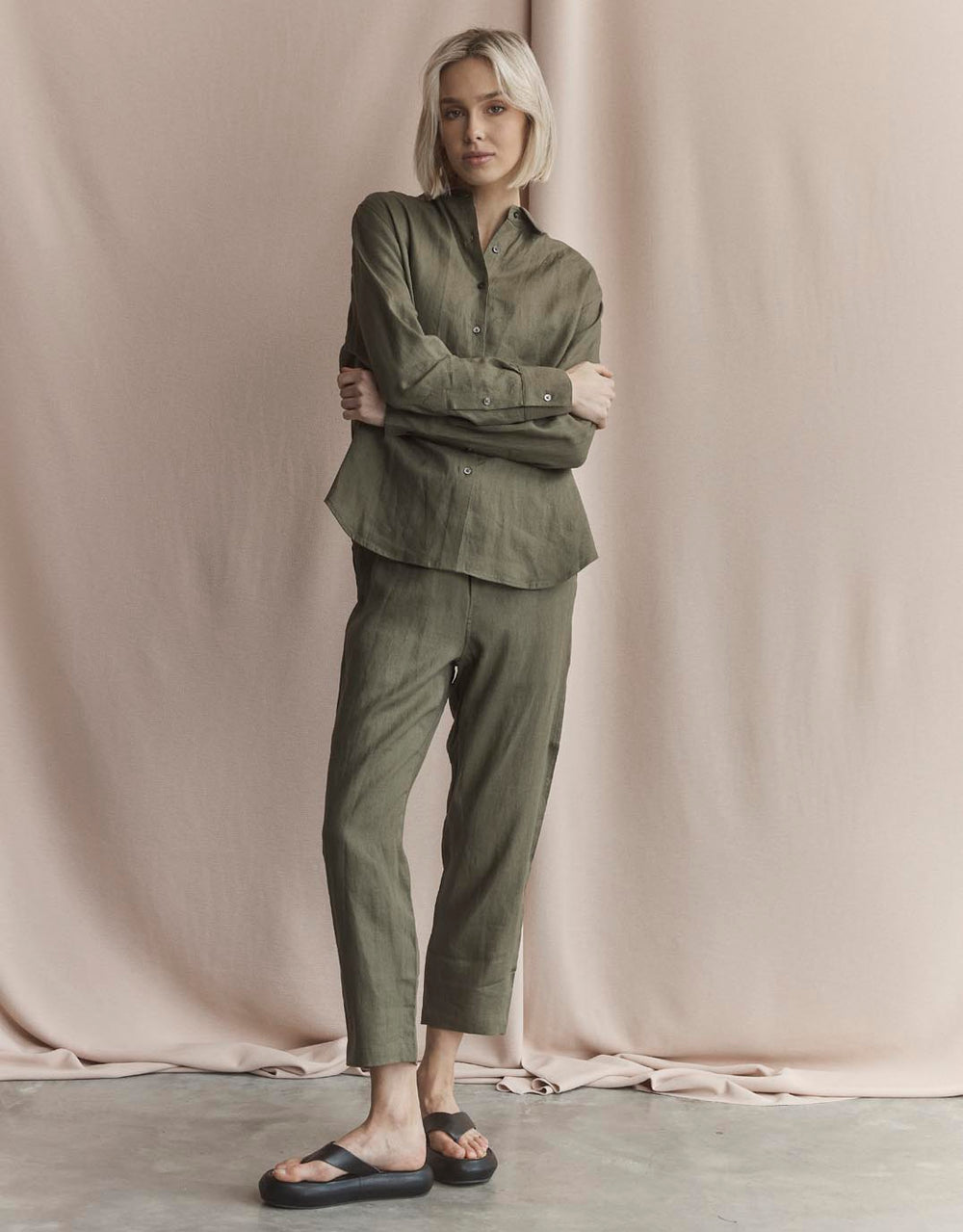 Abigail Pant - Khaki