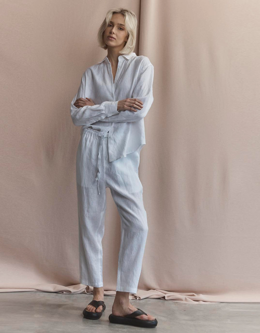 Abigail Pant - White