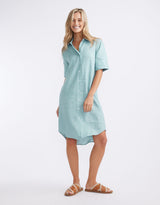 white-ftl-hettie-linen-shirt-dress-sage-womens-clothing