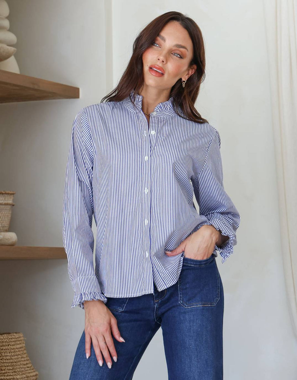 white-poetry-sammy-cotton-blouse-blue-stripe-womens-clothing