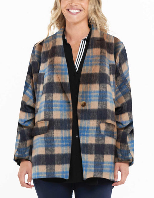 betty-basics-amsterdam-coat-blue-camel-check-womens-clothing