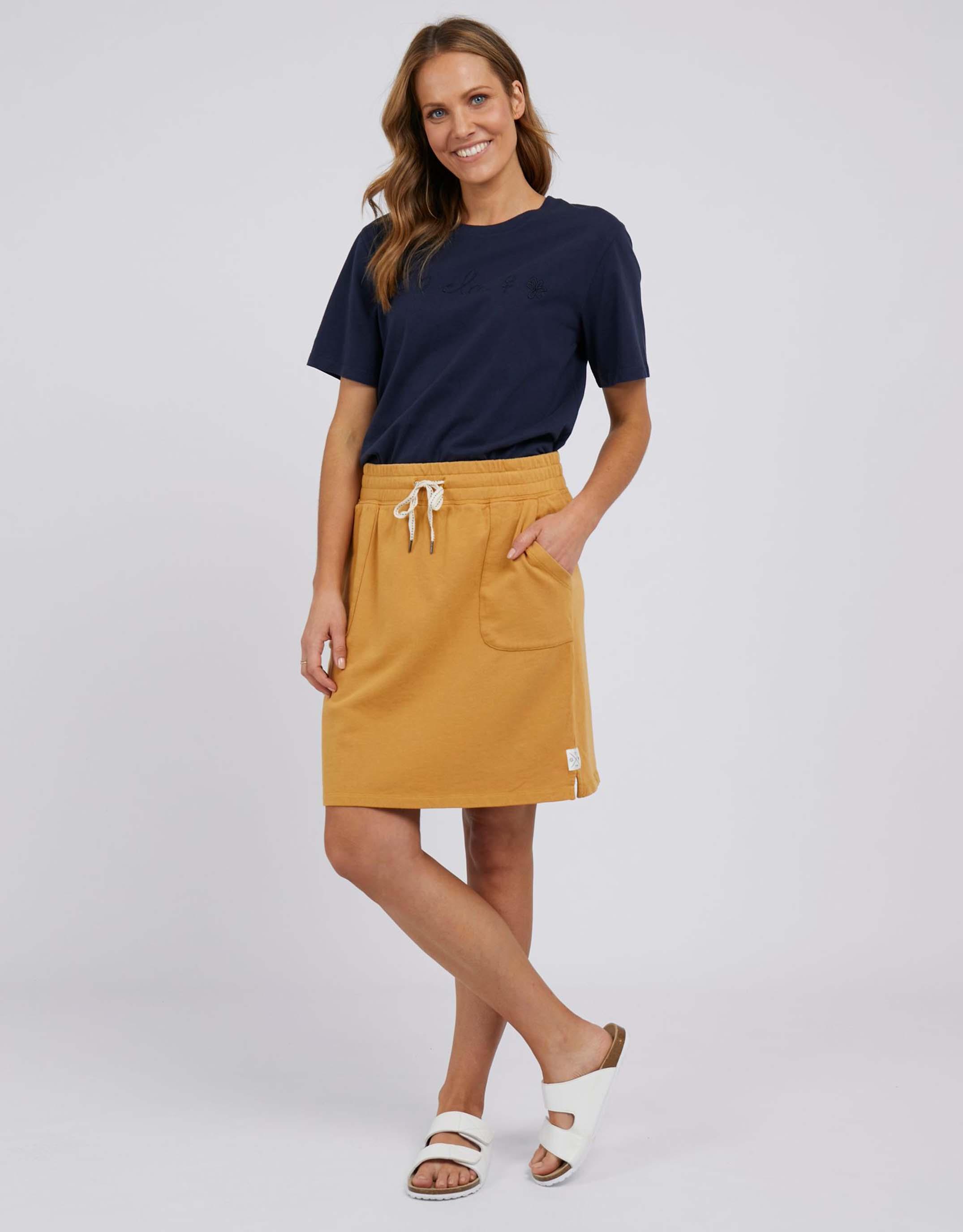 Cassie Skirt - Honey Mustard - White & Co Living