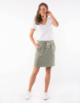 Elm - Cassie Skirt - Khaki - White & Co Living Skirts