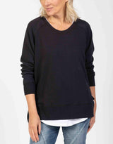 Elm Fundamental Sydney Crew Women's Tops | Cotton Jumper