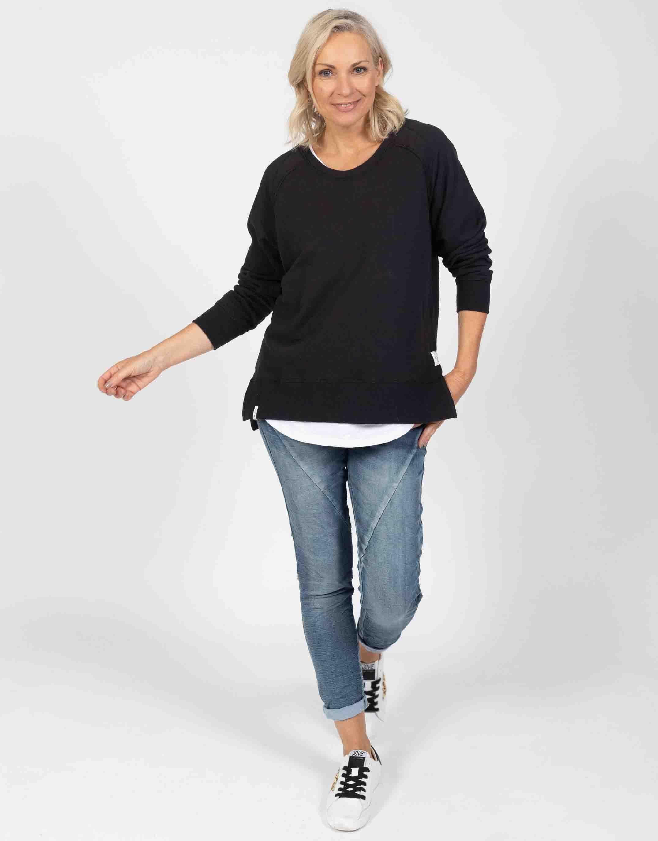 Elm Fundamental Sydney Crew Women's Tops | Cotton Jumper