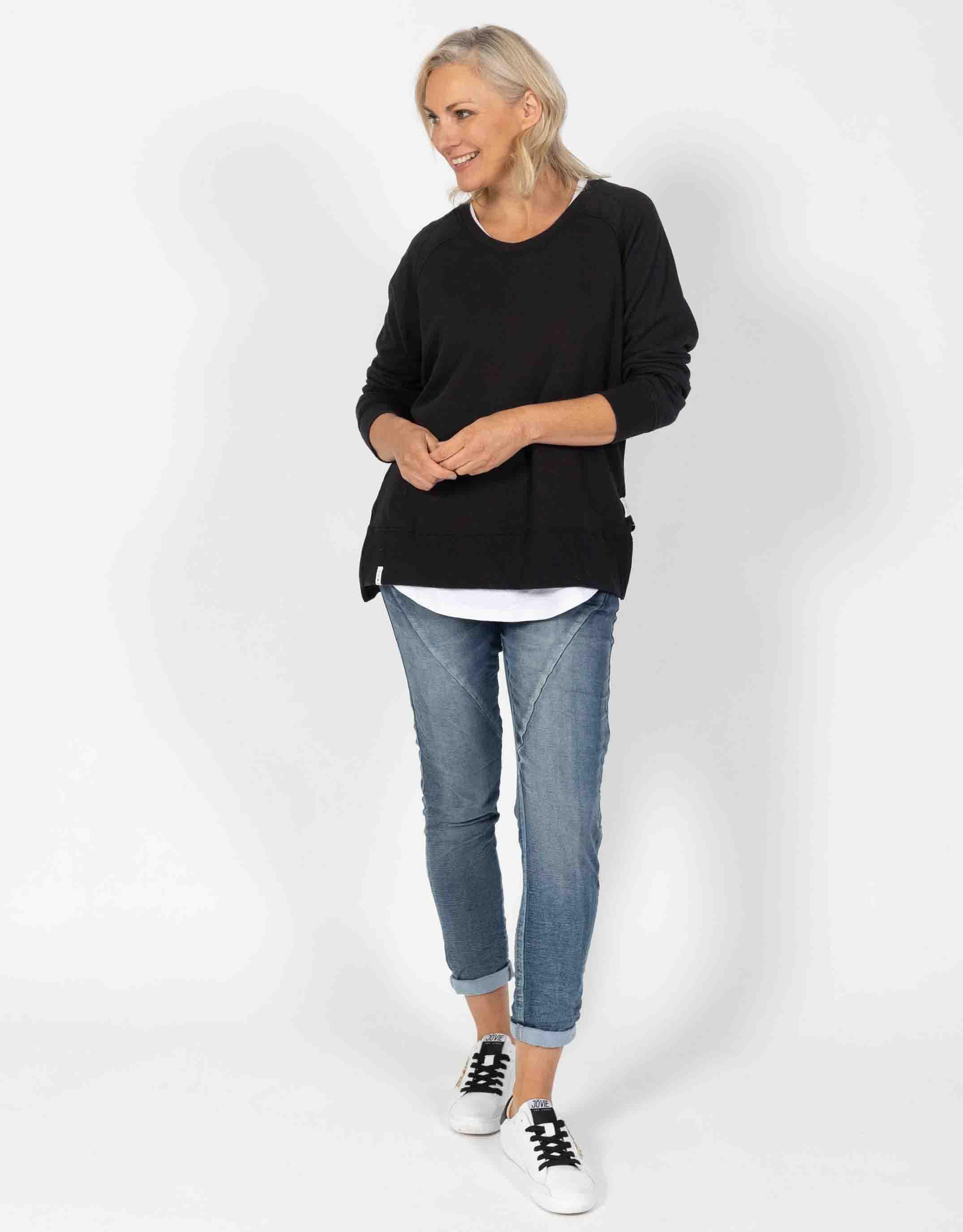Elm Fundamental Sydney Crew Women's Tops | Cotton Jumper