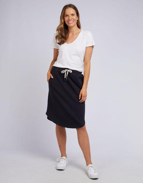Elm - Isla Skirt - Washed Black - White & Co Living Skirts