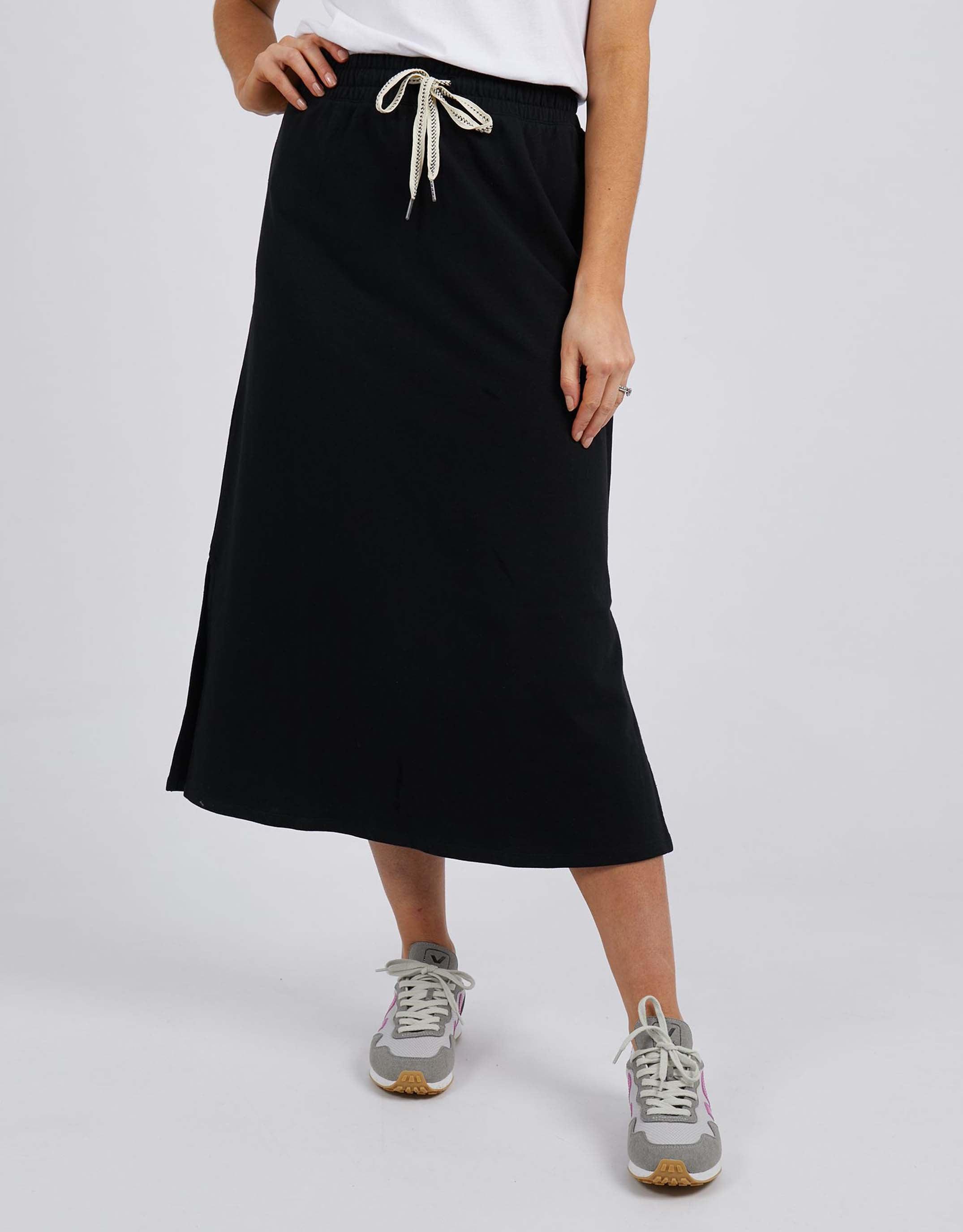 Elm - Travel Skirt - Black - paulaglazebrook Skirts