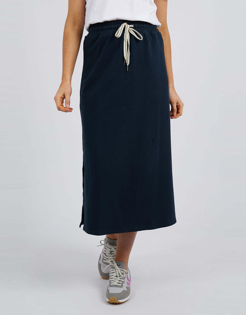 Elm - Travel Skirt - Navy - White & Co Living Skirts