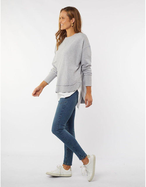 Foxwood - Delilah Crew - Grey Marle - White & Co Living Jumpers