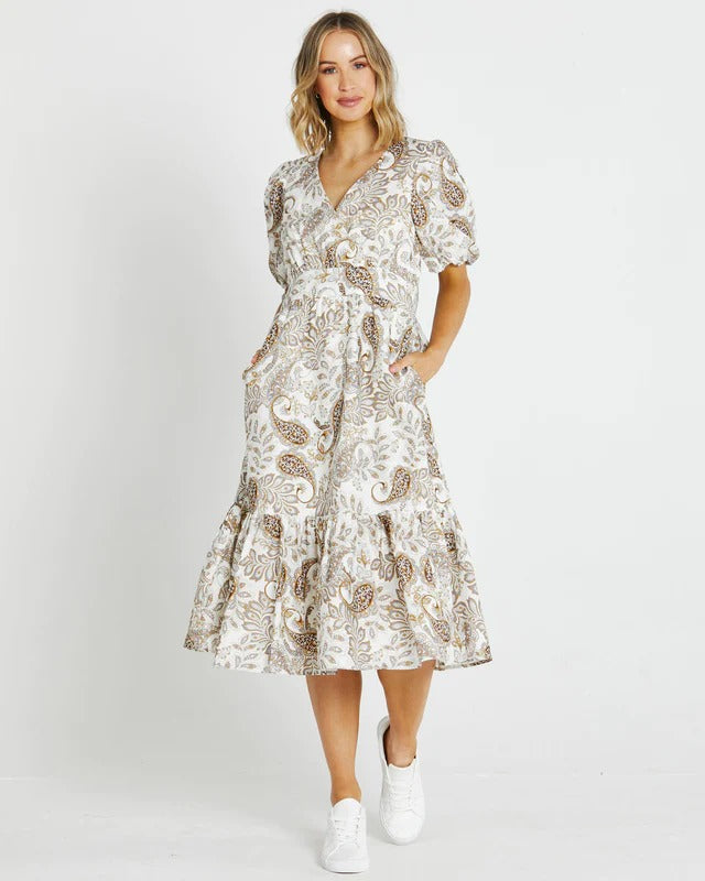 Adriana Midi Dress - Paisley