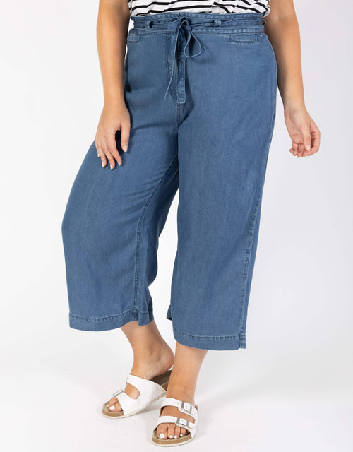 besthomesmaryland | Betty Basics | Plus Size Daisie Lyocell Denim Pants - Denim | Women's Casual Pants | Plus Size Clothing